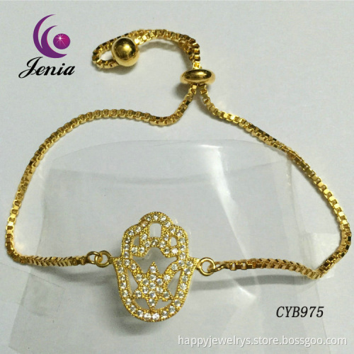 Jenia 2016 New Design Link Bracelet Gold Plated Bracelet For Women